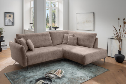 Cesano von Benformato - Ecksofa Variante rechts braun