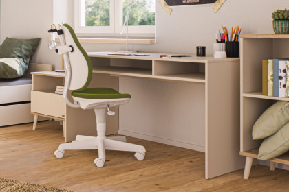 Hazel von YUNY by Paidi - Wangenschreibtisch cashmere-beige mit 2 Fächern