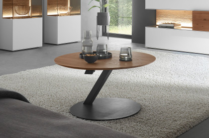 Torido von Hartmann - Couchtisch Kerneiche Umato/ Metall/ höhenverstellbar