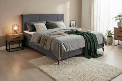 Lima 6 von ED-Lifestyle - Boxspringbett 180 anthrazit