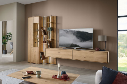 Vala living von Hartmann - Wohnwand V20 aus massiver Kerneiche natur