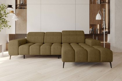 PG-LE-01 von BASTI dein Sofa - Sofaecke rechts olive