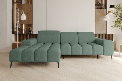 PG-LE-01 von BASTI dein Sofa - Sofagarnitur links grün