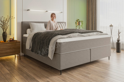 BX-LE-01 von SW KOLLEKTION - Boxspringbett sand