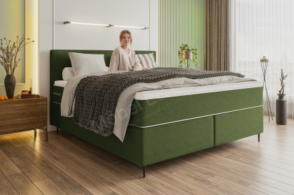 BX-LE-01 von SW KOLLEKTION - Boxspringbett grün