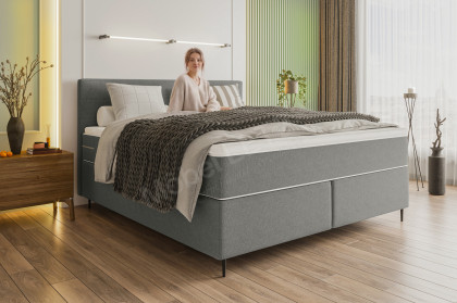 BX-LE-01 von SW KOLLEKTION - Boxspringbett stone