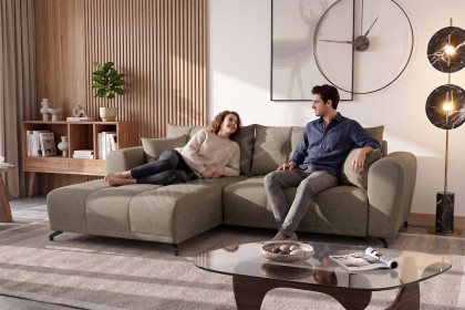 PG-LE-03 von BASTI dein Sofa - Eckcouch links taupe