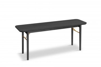 #832 Dining Bench von Skovby - Bank Eiche massiv, schwarz gebeizt