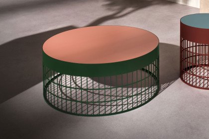 Mesh von Pode - Couchtisch in Clay/ Forest