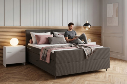 BX-LE-05 von SW KOLLEKTION - Boxspringbett braun