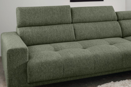 Intera von Benformato - Ecksofa Ausführung rechts dunkelgrün