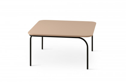 Ova von Pode - Couchtisch in Lack rose dust und Epoxy raven diamond