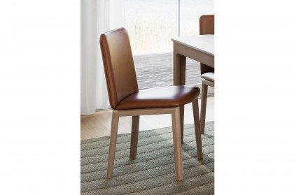 #47 Dining Chair von Skovby - Stuhl mit Lederbezug