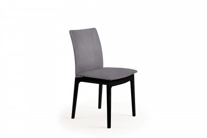 #63 Dining Chair von Skovby - Polsterstuhl grey/ Eiche schwarz