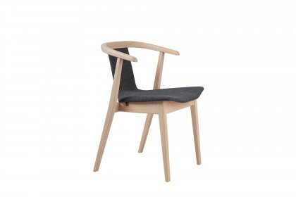 #820 Dining Chair von Skovby - Esszimmerstuhl in Eiche weiß geölt & Schwarz