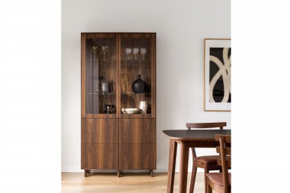 #410 Display Cabinet von Skovby - Vitrine mit 2 Glastüren