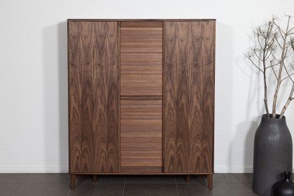 #546 Cabinet von Skovby - Highboard in Nussbaum geölt
