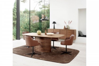 #117 Dining Table von Skovby - Esstisch Nussbaum furniert