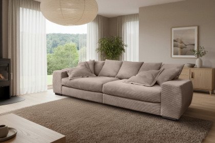 Limosano von Benformato - XXL-Sofa braun-grau