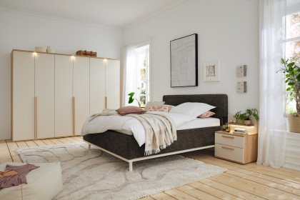 Delphi von Musterring - Polsterbett KT2 in Schwarz-Beige