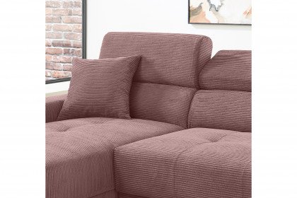Orio von Benformato - Ecksofa Variante links rosa
