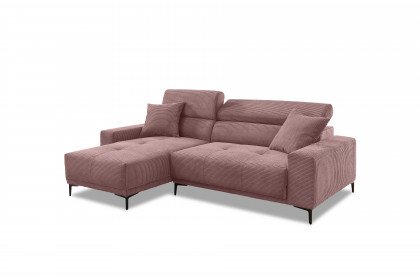 Orio von Benformato - Ecksofa Variante links rosa