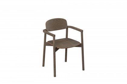 #842 Dining Chair von Skovby - Stuhl Eiche mokka