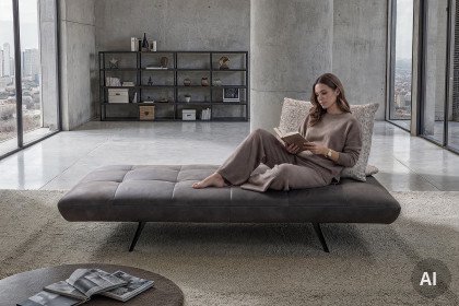 Quebec von Sofaschmiede - 3-Sitzer schoko-cappuccino