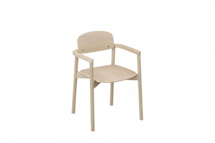 #842 Dining Chair von Skovby - Armlehnenstuhl aus Eichenholz