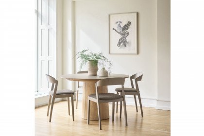 #33 Dining Table von Skovby - Esstisch in Nanolaminat muskat & Eiche weiß geölt