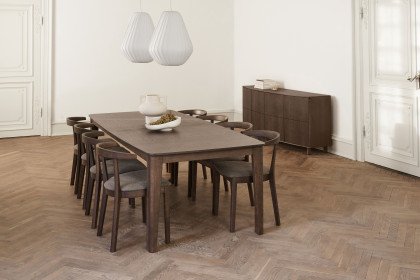 #108 Dining Table von Skovby - Esstisch Eiche furniert, mokka gebeizt