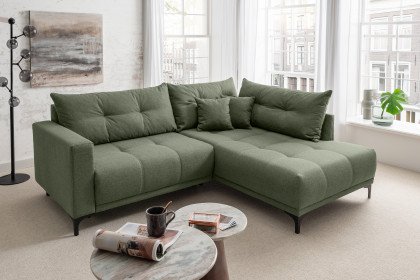 Revalto von Benformato - Ecksofa rechts dunkelgrün