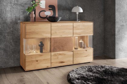 WZ-0626 von GK Möbelvertrieb - Sideboard II aus Wildeiche mit Hirnholz