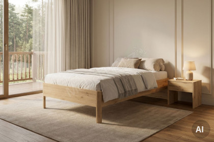 MULTIFLEX von Schlüter Möbelfabrik - Bett Classic 2 Eiche San Remo
