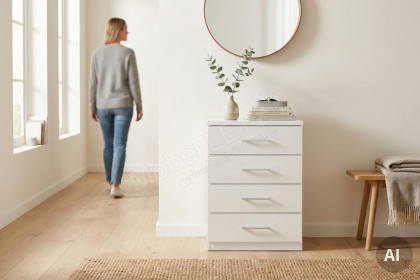 MULTIFLEX von Schlüter Möbelfabrik - Schubkastenschrank BASIC polarweiß
