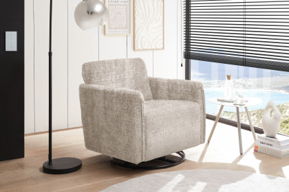 Mika von ED-Lifestyle - Wippsessel taupe