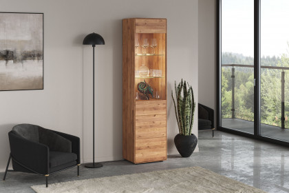 WZ-0663 von GK Möbelvertrieb - Vitrine I aus Wildeiche