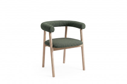 #846 Dining Chair von Skovby - Esszimmerstuhl in Eiche lackiert & Grün