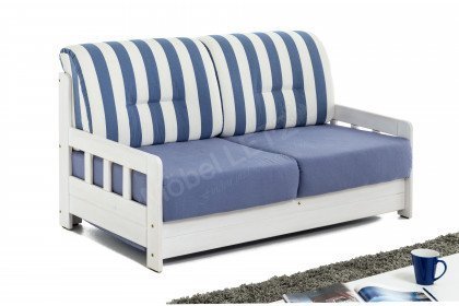 Camino von Benformato - Schlafsofa blau-weiß gestreift