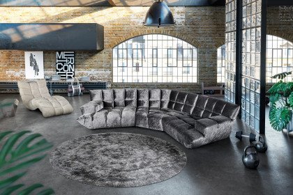 Cloud 7 von Bretz - Polstergarnitur silberschimmer