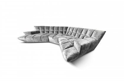 Cloud 7 von Bretz - Polstergarnitur silberschimmer