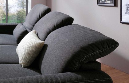 Homely von Candy - Ecksofa Ausführung links anthrazit