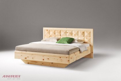 Big Ann von ANREI - Doppelbett AN 180x200 cm Zirbe weiß geölt
