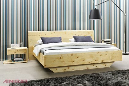 Tesso von ANREI - Doppelbett Zirbe natur geölt