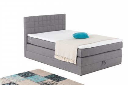 Hawaii von ED-Lifestyle - Boxspringbett 140 in Grau