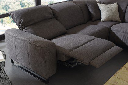 Empire-LE17 von Candy - Ecksofa Ausführung rechts graphite