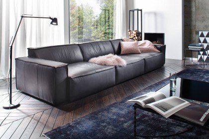 Upper East von Candy - Ledersofa grey