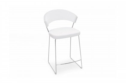 New York von connubia by calligaris - Barhocker weiß