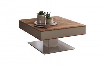 CT302 von Gwinner by Radon - Couchtisch Astnussbaum/ fango