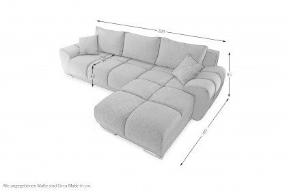 Anton-LE21 von ED-Lifestyle - Sofa rechts anthrazit